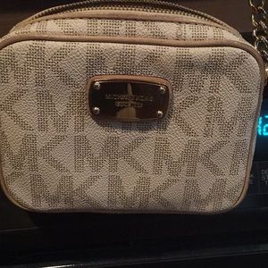 Michael Kors white crossbody